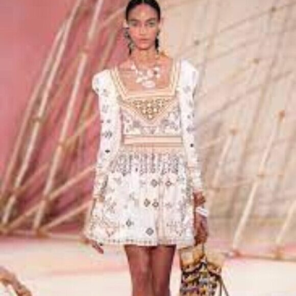 Ulla Johnson Adilah Runway Dress in Ochre 4 - Picture 4 of 16